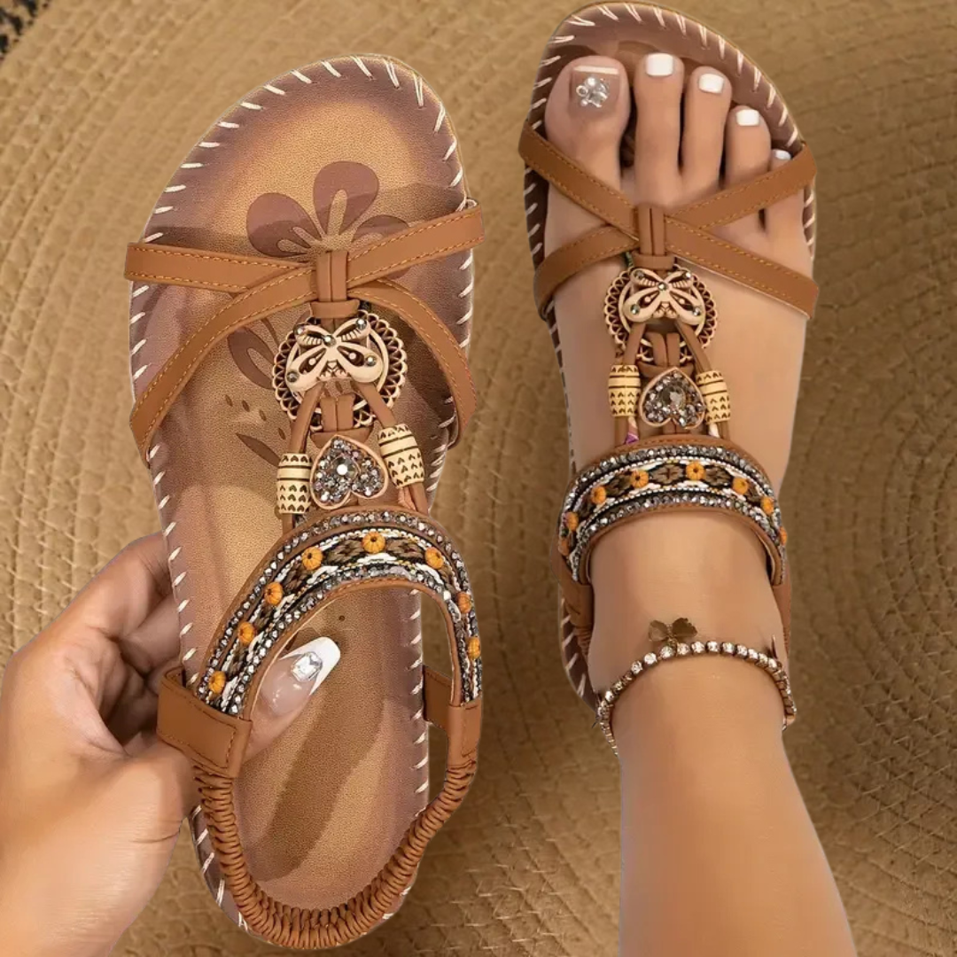 Galina | Sandales Stils Ibiza Apvieno Komfortu un Eleganci