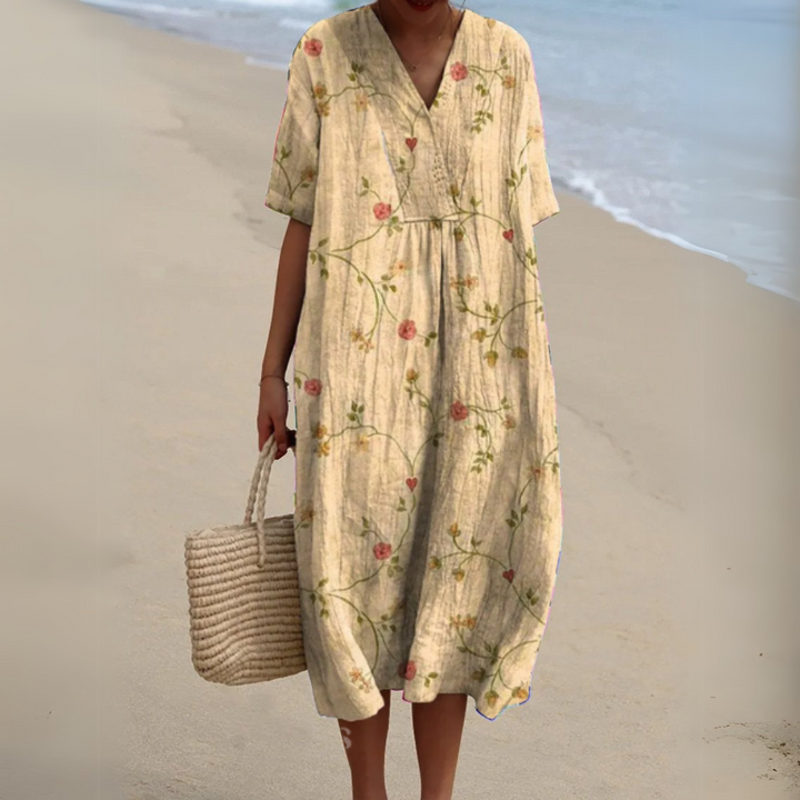 Nathalie - Vestido Floral Elegante