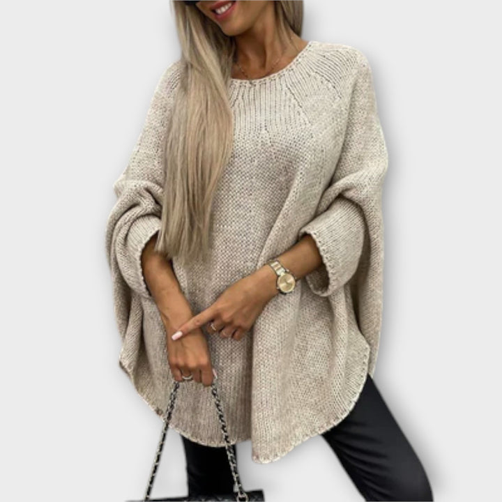 Izabel | Suéter elegante para mujer con cuello redondo