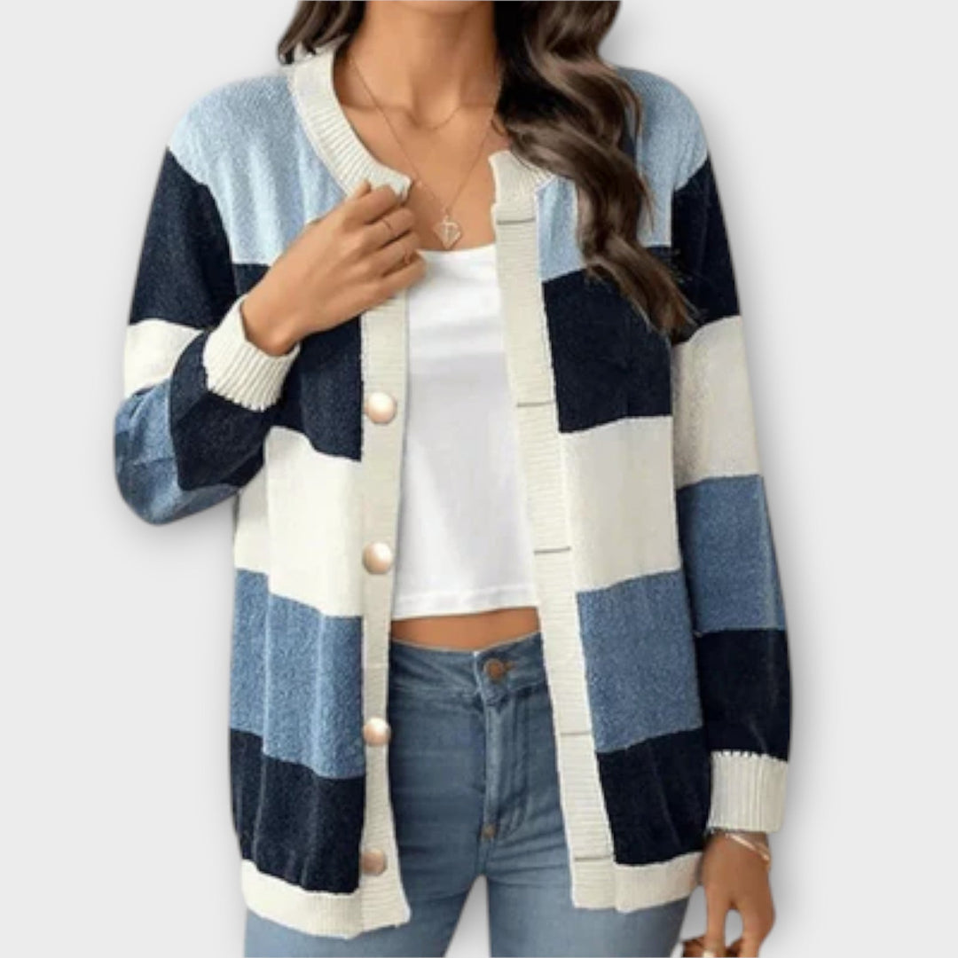 Lottenia - Cardigan a Rayas