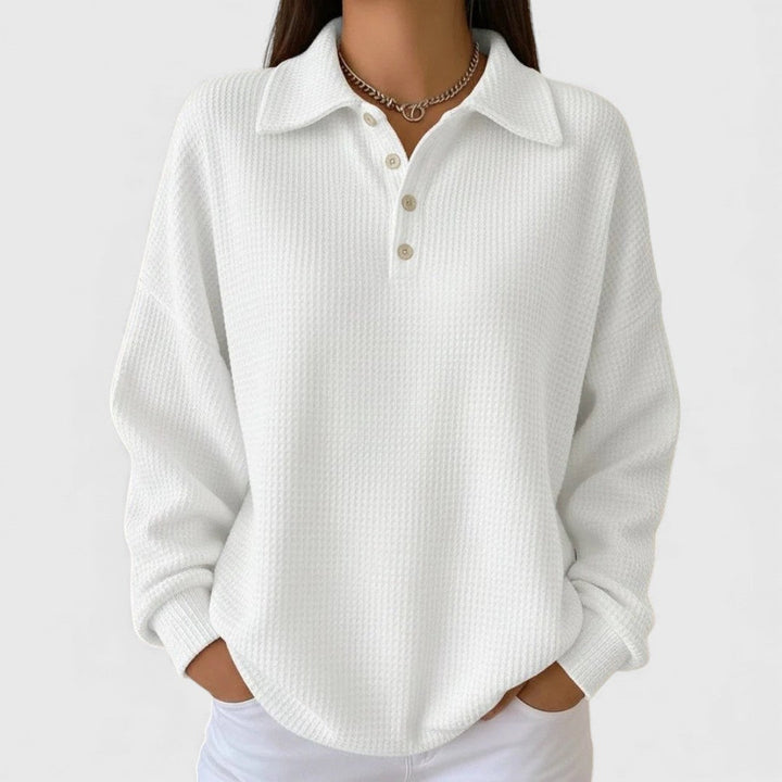 Mara | Jersey suave con cuello