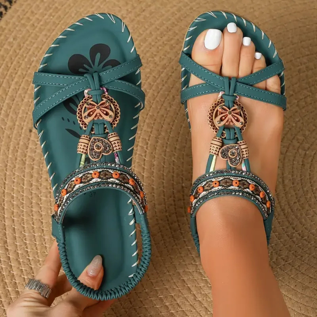Galina | Sandales Stils Ibiza Apvieno Komfortu un Eleganci