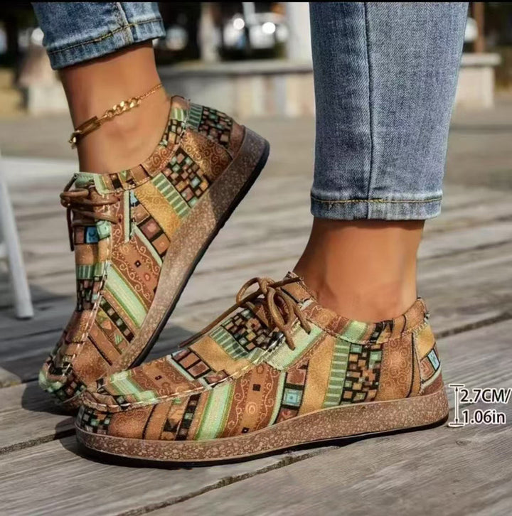 Bloom ™ | Krāsaini Retro Sieviešu Apavi