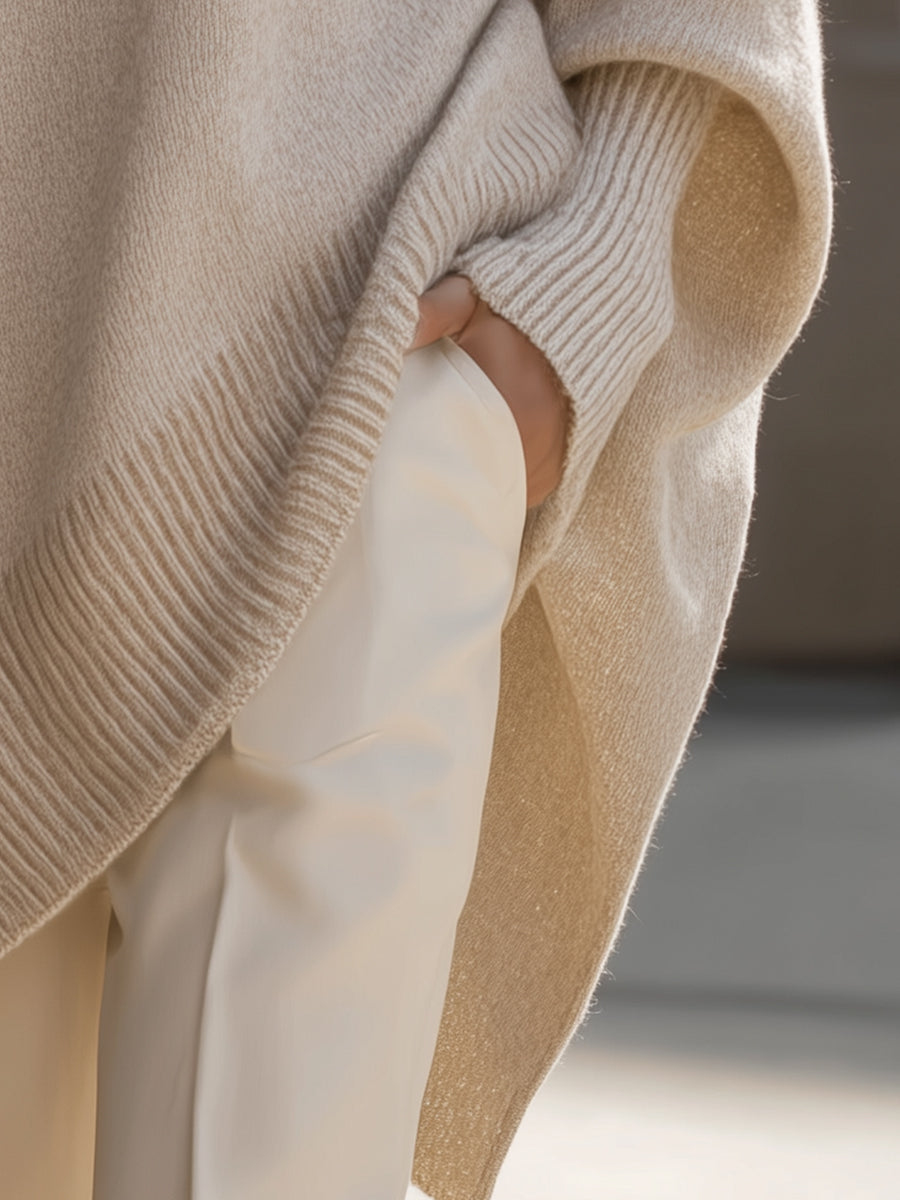Annete | Jersey Poncho Oversize