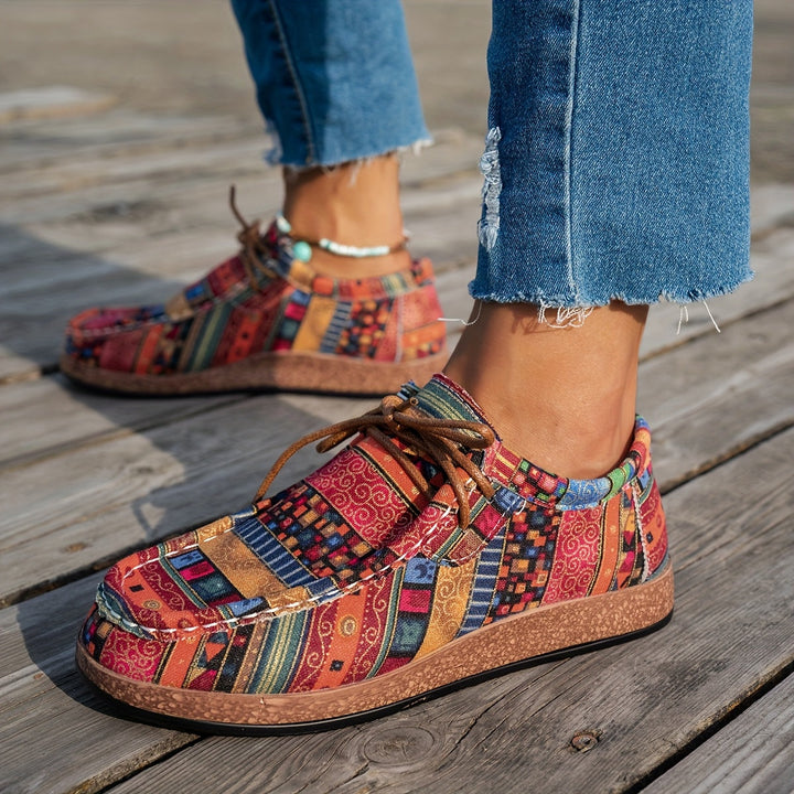 Bloom ™ | Krāsaini Retro Sieviešu Apavi