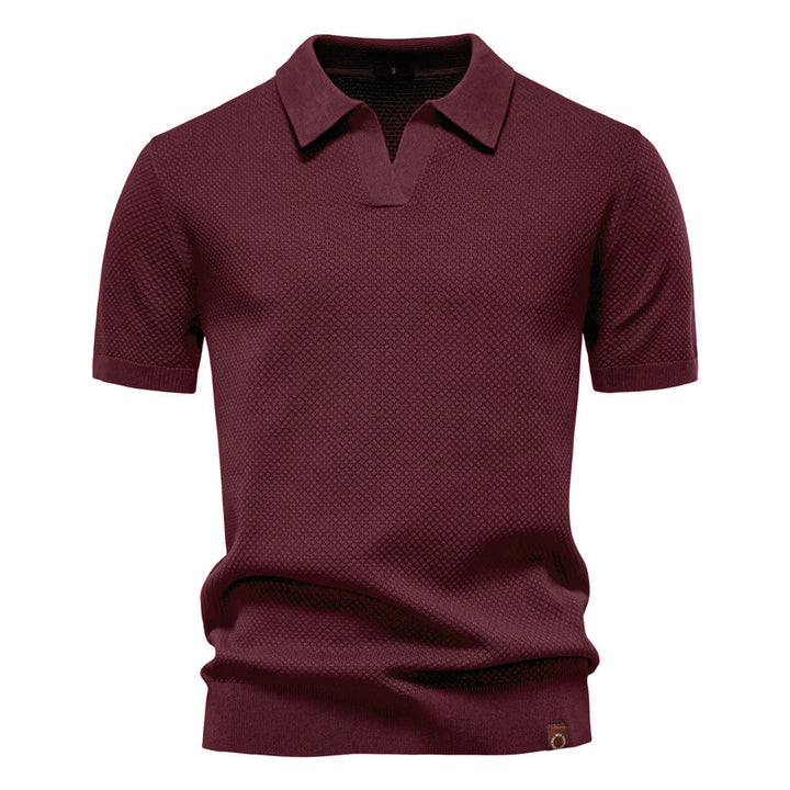 Andris - Strukturēts polo krekls