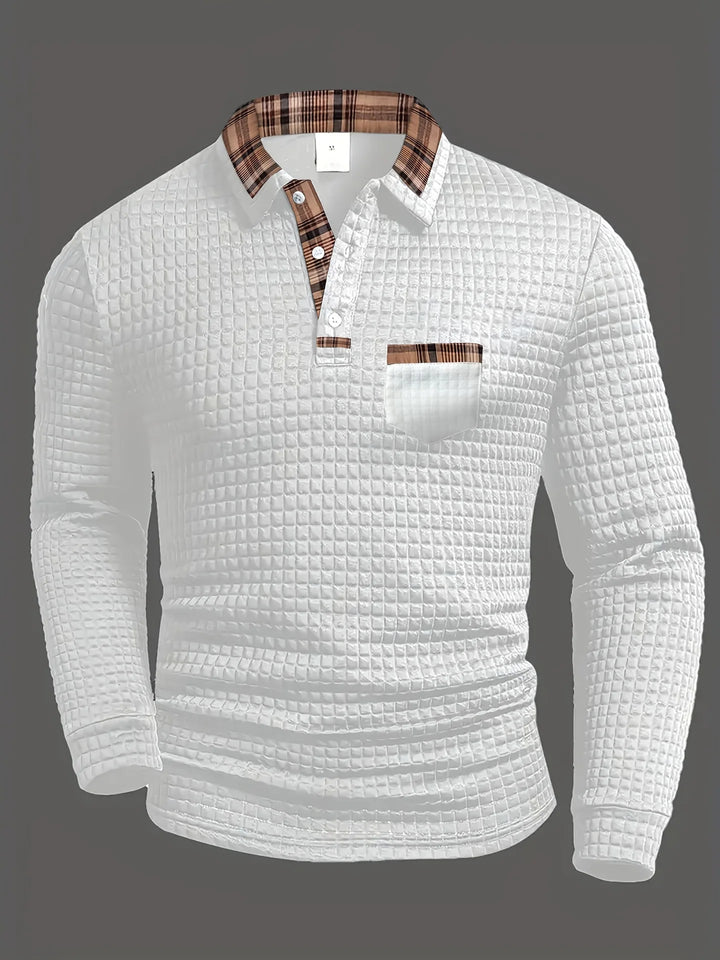 Blake - Polo krekls ar vafļu rakstu