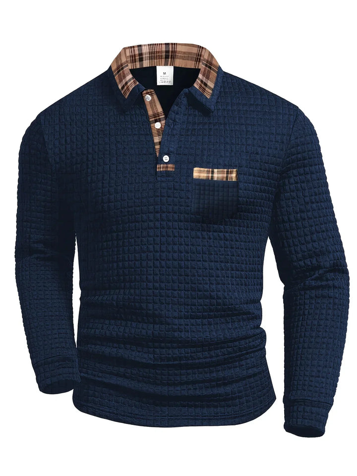 Blake - Polo krekls ar vafļu rakstu