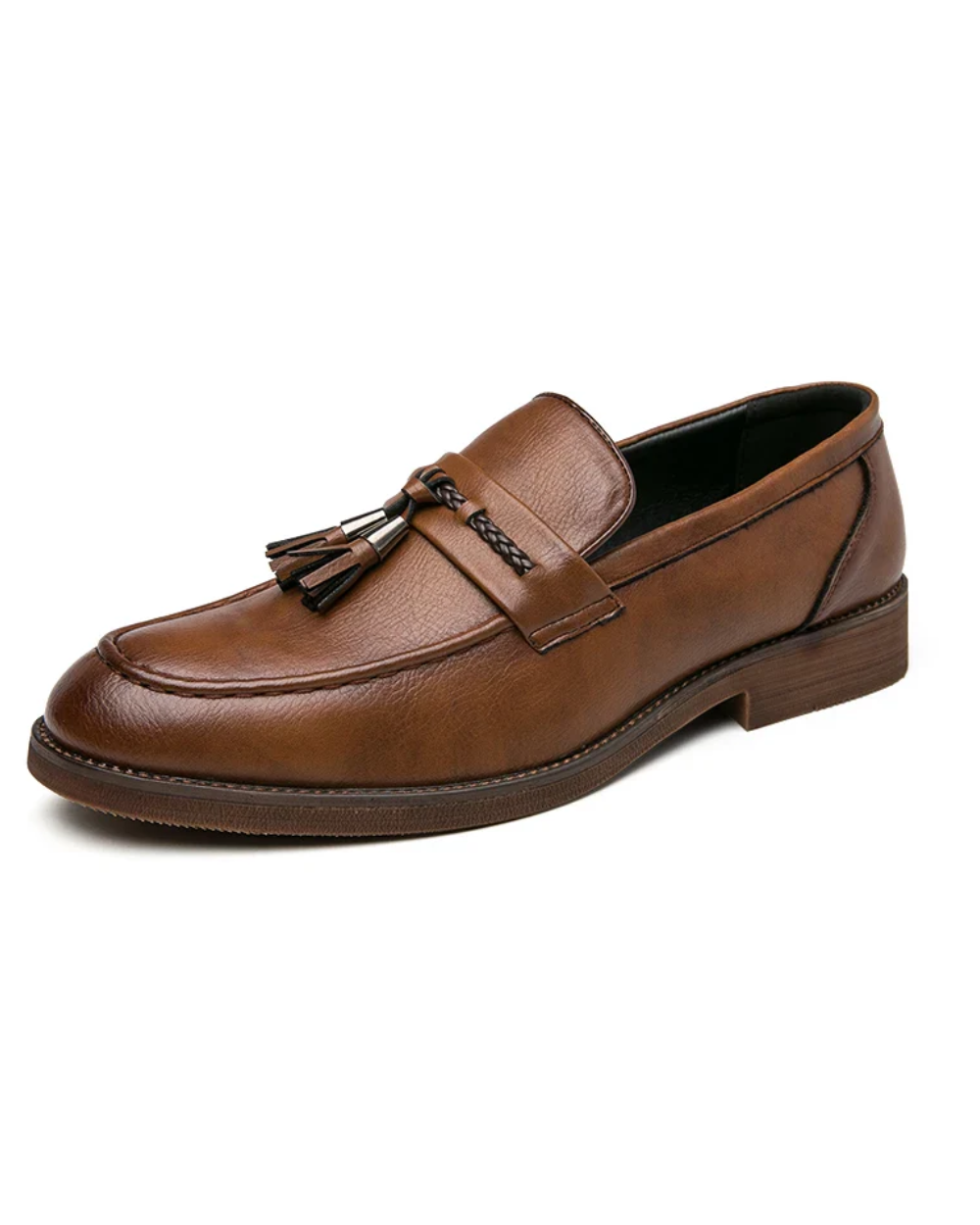 Leren Loafers ar bumbām