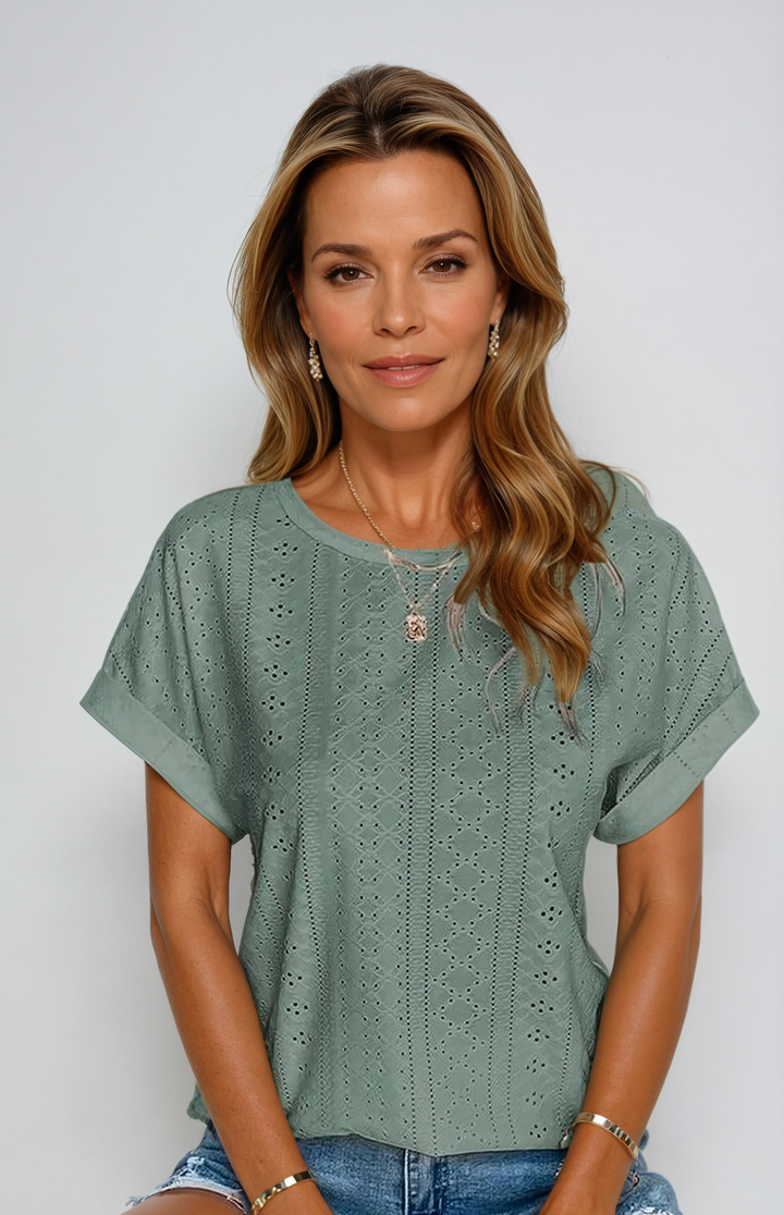 Becky™ | Top Casual con Ojal