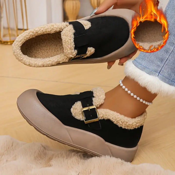 Felicia | Zapatos cómodos con forro de lana
