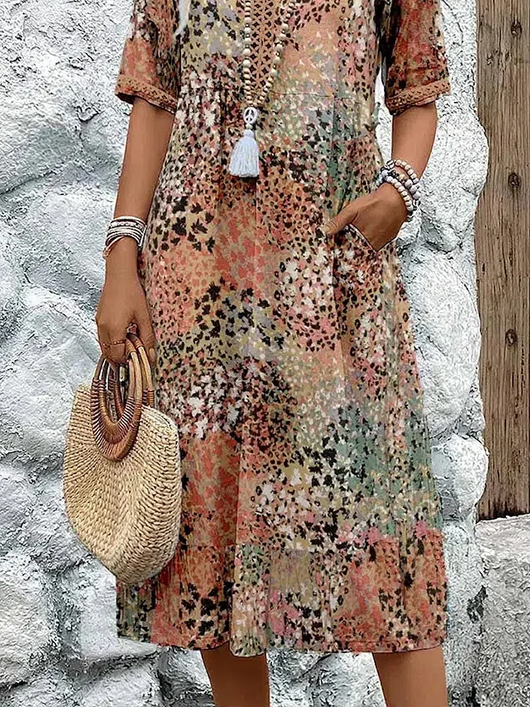 Lia | Vestido Midi para Mujer en Tela Ligera