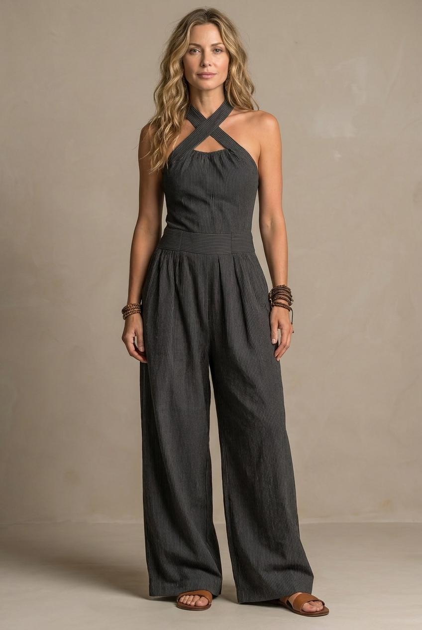 Marta | Mono Elegante Escote Cruzado