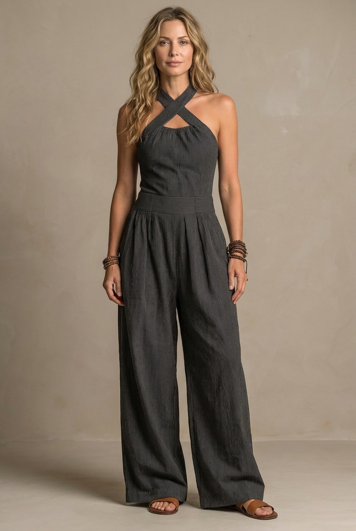 Marta | Mono Elegante Escote Cruzado