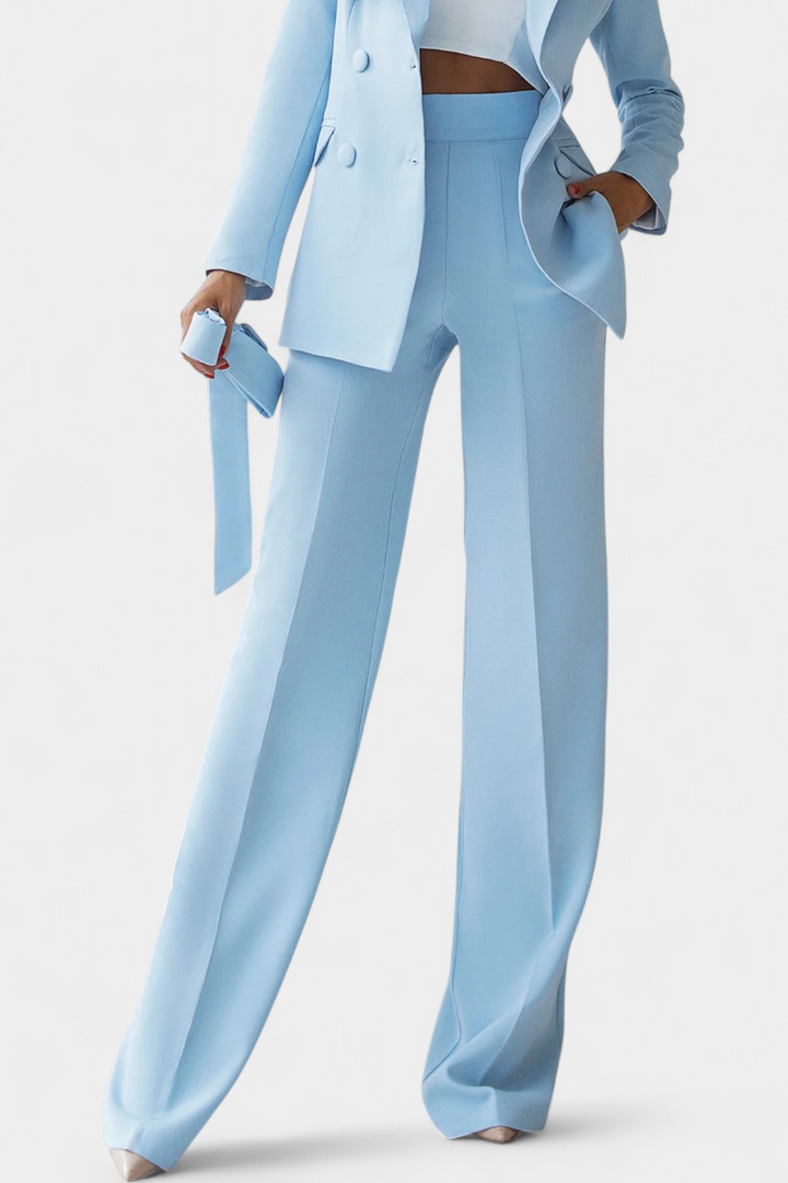 Julia | Conjunto Urbano de Blazer y Pantalón de Corte Regular