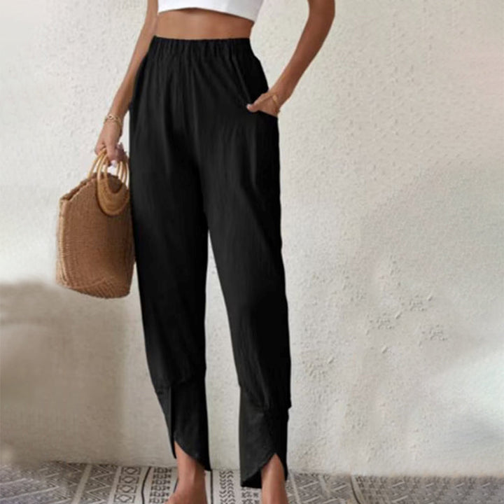 Silvia | Pantalón con Dobladillo Abierto